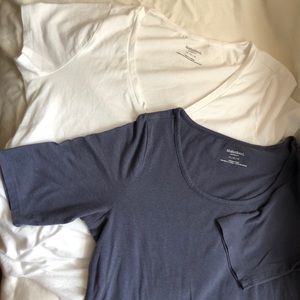 Two Motherhood Maternity t-shirts. Size Medium.